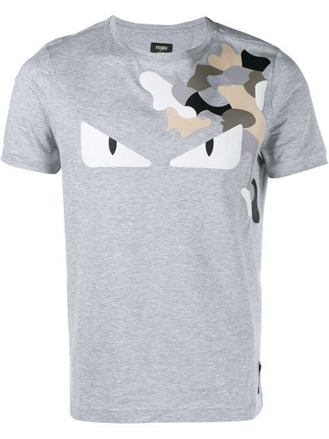 fendi camouflage t shirt|T.